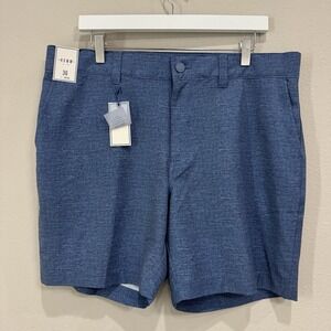 ROWM Men's‎ Shorts Size 36 Blue Moisture Wicking 7" Inseam UPF